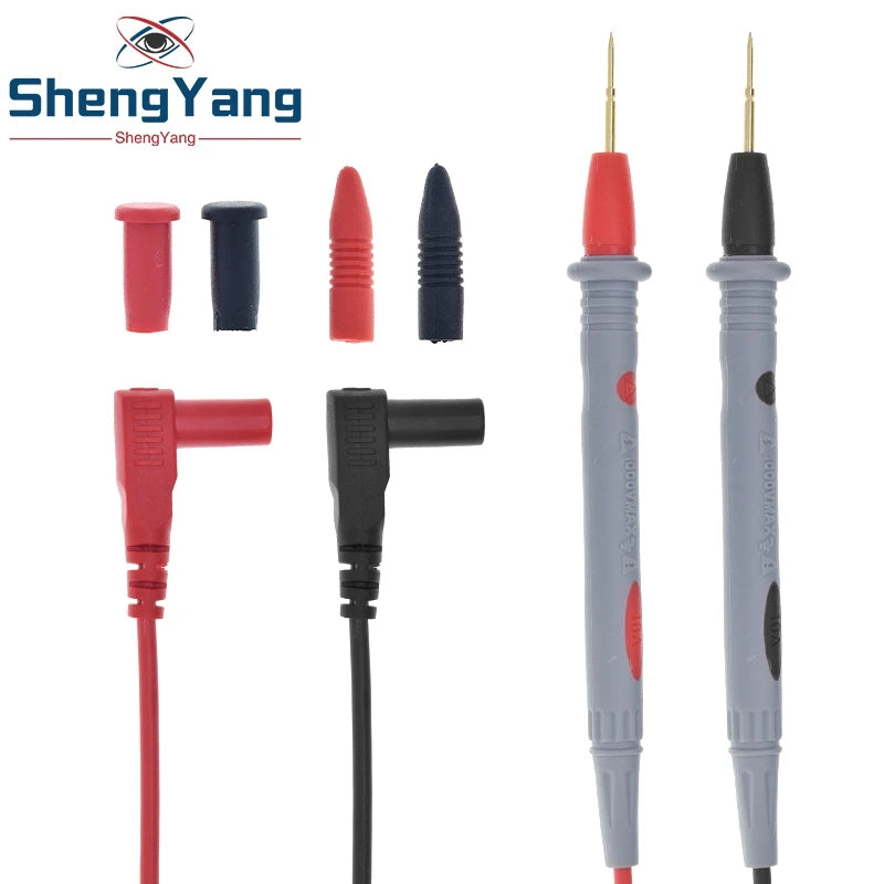 TZT Multimeter Test Leads Universal Cable AC DC 1000V 20A 10A CAT III Measuring Probes Pen for Multi-Meter Tester Wire Tips
