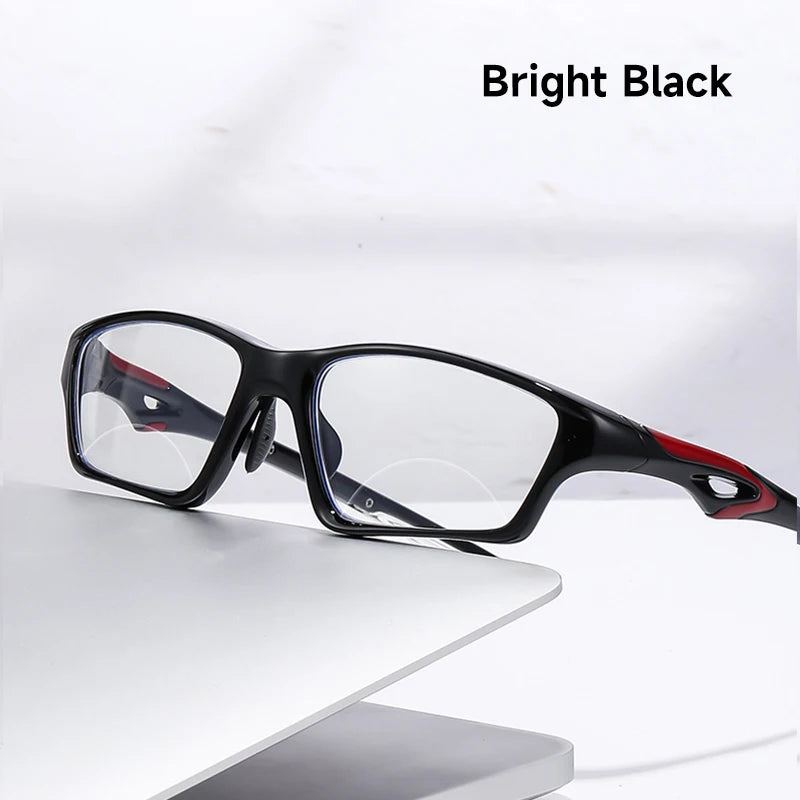 Multi Focal Color Changing Presbyopia Glasses, Sports Anti Slip Eyeglass Frames, Trendy Anti Blue Light Presbyopia Glasses