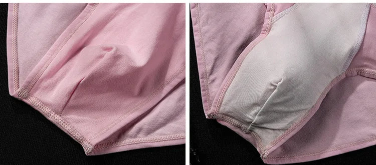 SP&CITY Sports Cotton Traceless Triangle Pants Men's Mid Waist Solid Color Breathable Seamless Underpants Male Sexy Soft Briefs