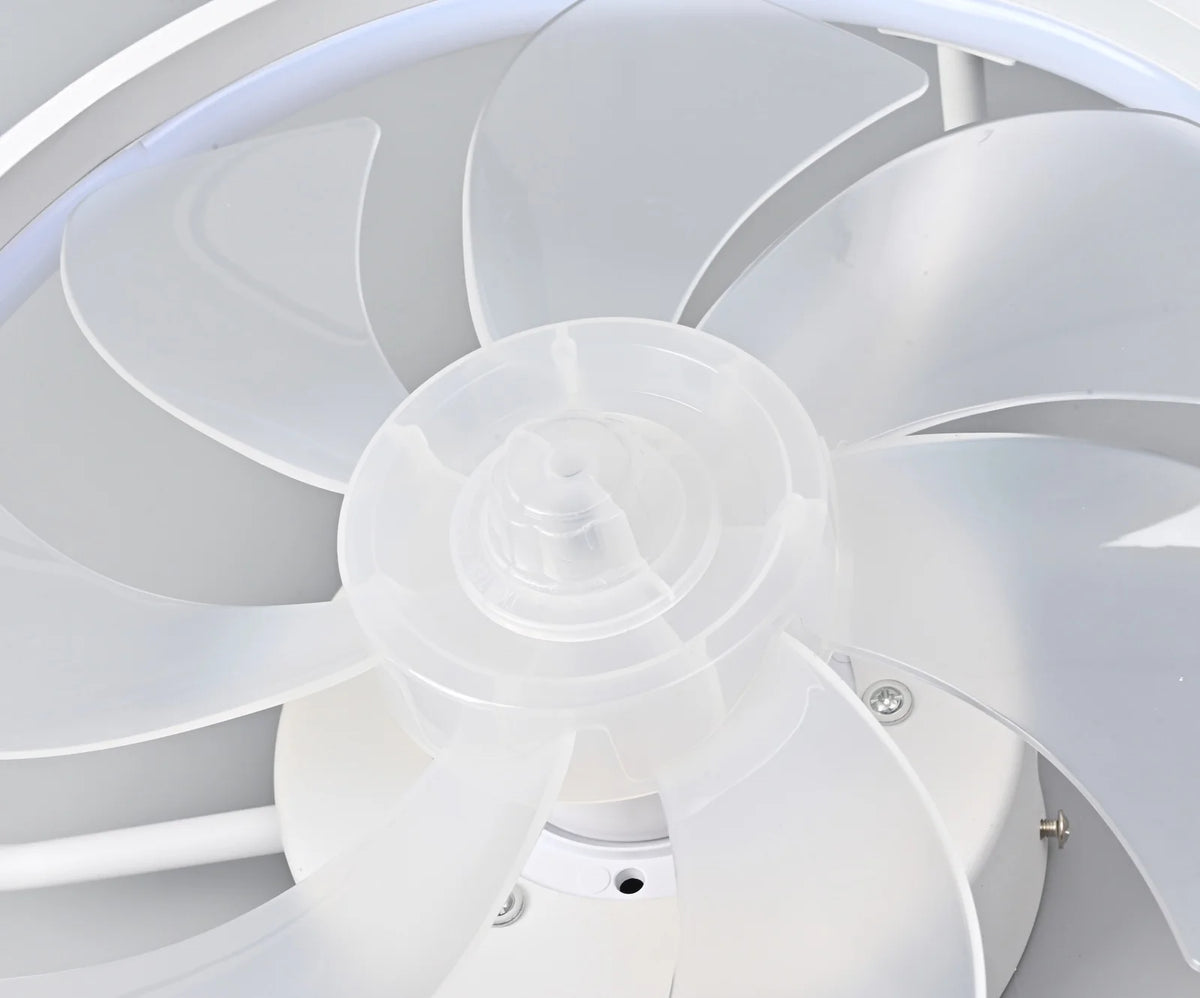 55W Ceiling Fan With Light, Ceiling LED Light Fan With Remote, Electric Fan With LED Lamp for Home Rooms Bedroom 34cm