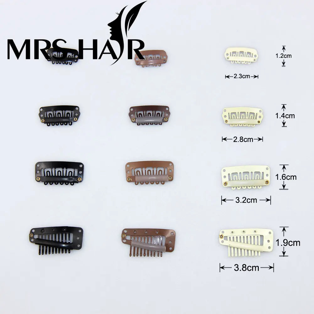 20/50pc 3.2cm hair extension clip U Wig Clips For Hair Extensions Clip hair Hair clips for hair wig accessories salon hair clips