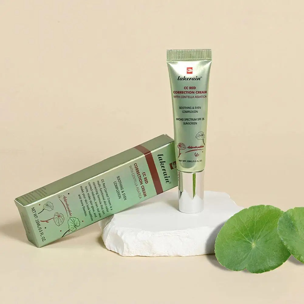3 Colors Centella Asiatica Korean High Coverage Foundation CC Cream Color Changing Cream for Face Base Makeup 1/3pcs