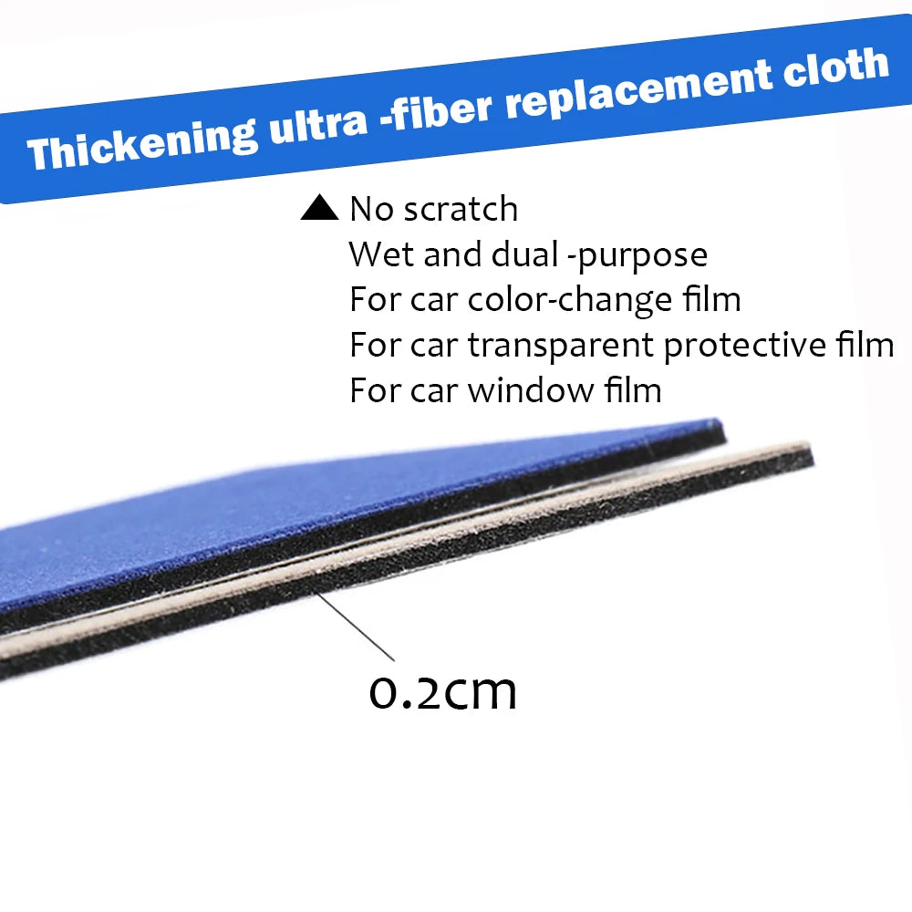 5PCS Thickened Suede Felt Squeegee Vinyl Applicator Window Film Tinting Car Wrap Stickers Install Tool No Scratch Protect Buffer