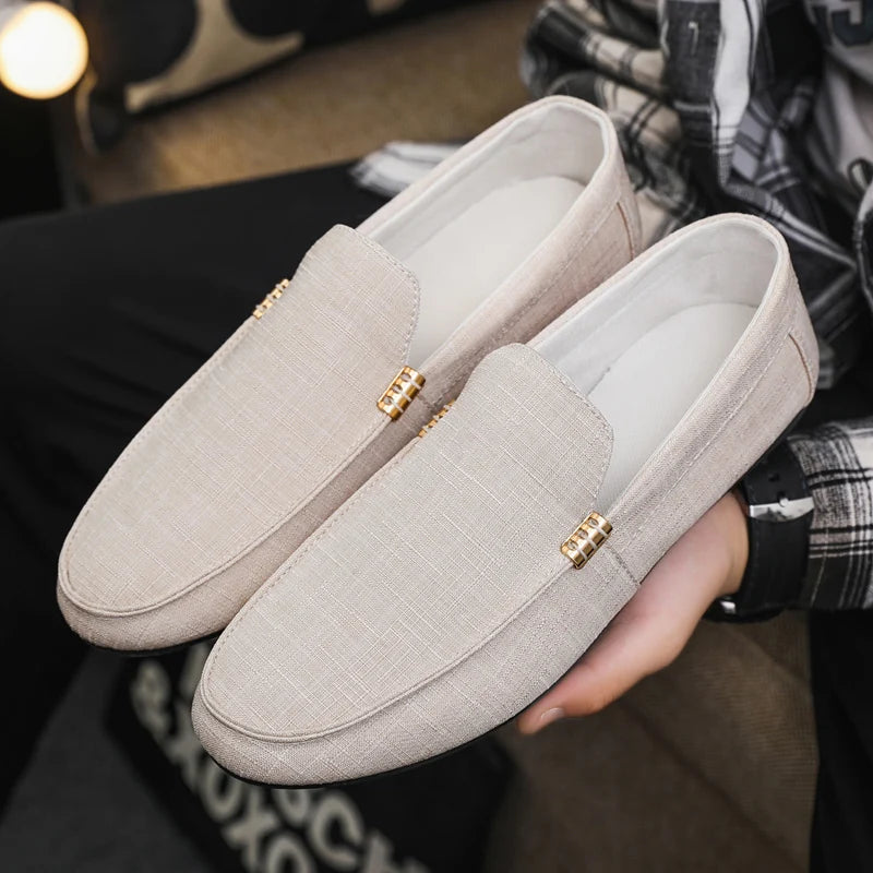 Men Loafers Soft High Quality Spring Autumn Shoes Men Casual Shoes Warm Slip on Flats Driving Shoes Large Size chaussure hommes
