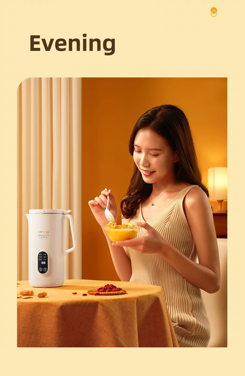 800ml Portable Electric Kettle Multifunctional Health Pot Thermo Pot Smart Teapot Travel Boiled Water Kettle Multi Cookers 220V