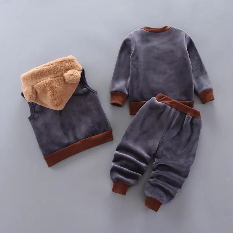Newborn Baby Boys Clothes 2024 Autumn Baby Girls Clothes Hoodie+Pant Outfit Kids Costume Suit Infant Clothing For Baby Warm Sets