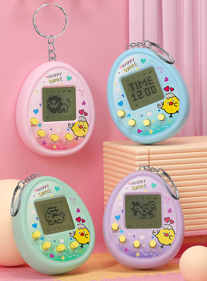 Kids Electronic Pets Game Toys Tamagotchi Virtual Original Digital Animals Toys Pixel Screen Pocket Game Console For Children