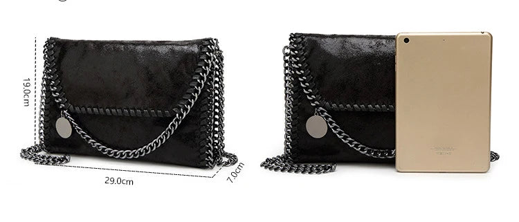 Luxury Chains Flap Crossbody Bags for Women 2023 Designer Square Shoulder Bag Mini Phone Handbags and Purses Clutch Tote Chic
