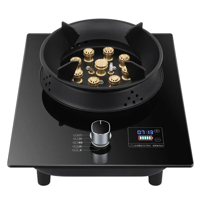 7.2KW gas stove single stove liquefied petroleum  desktop embedded single natural stove household fierce fire AM