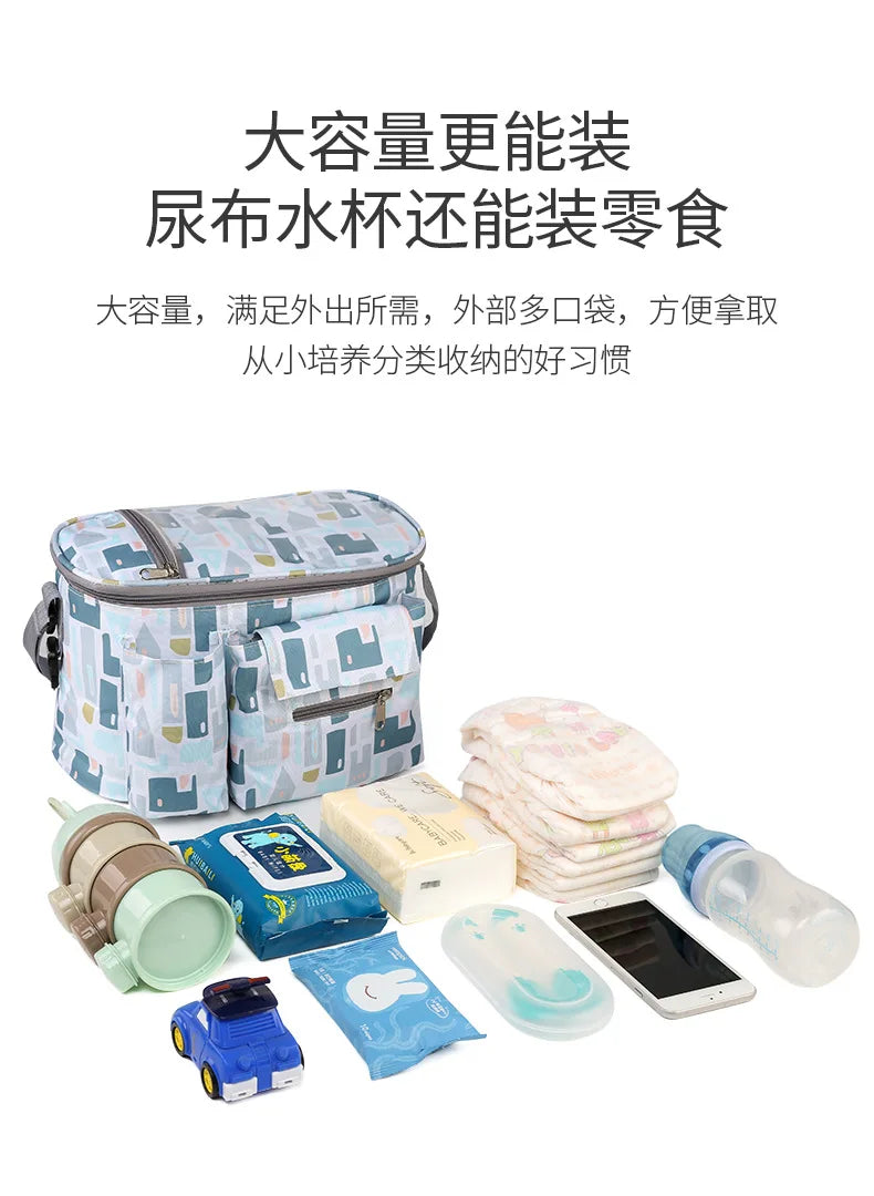 Universal Buggy Baby Pram Organizer Bottle Holder Stroller Storage Bag Mummy Bag Diaper Multipurpose Baby Stroller Accessories