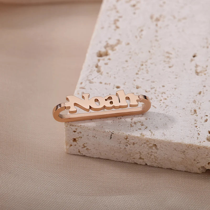 Custom Stainless Steel Watch Loop For Watch Personalized Customized Name Letter Watch Band Charm Trendy Jewelry Accessories 2022