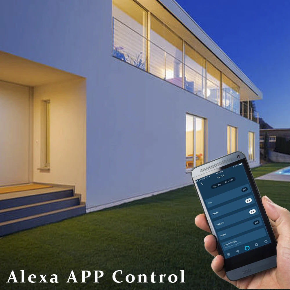 QIACHIP ZigBee Wifi Smart Lamp Holder E27 LED Light Bulbs Adapter Light Socket Via eWelink App Voice Control Alexa Google Home