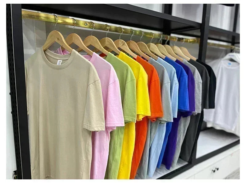 Men's Enjoy Moment Printed T-Shirt 100% Cotton Oversized Minimalist Graphic Tees for Women Summer Tops Zen Streetwear