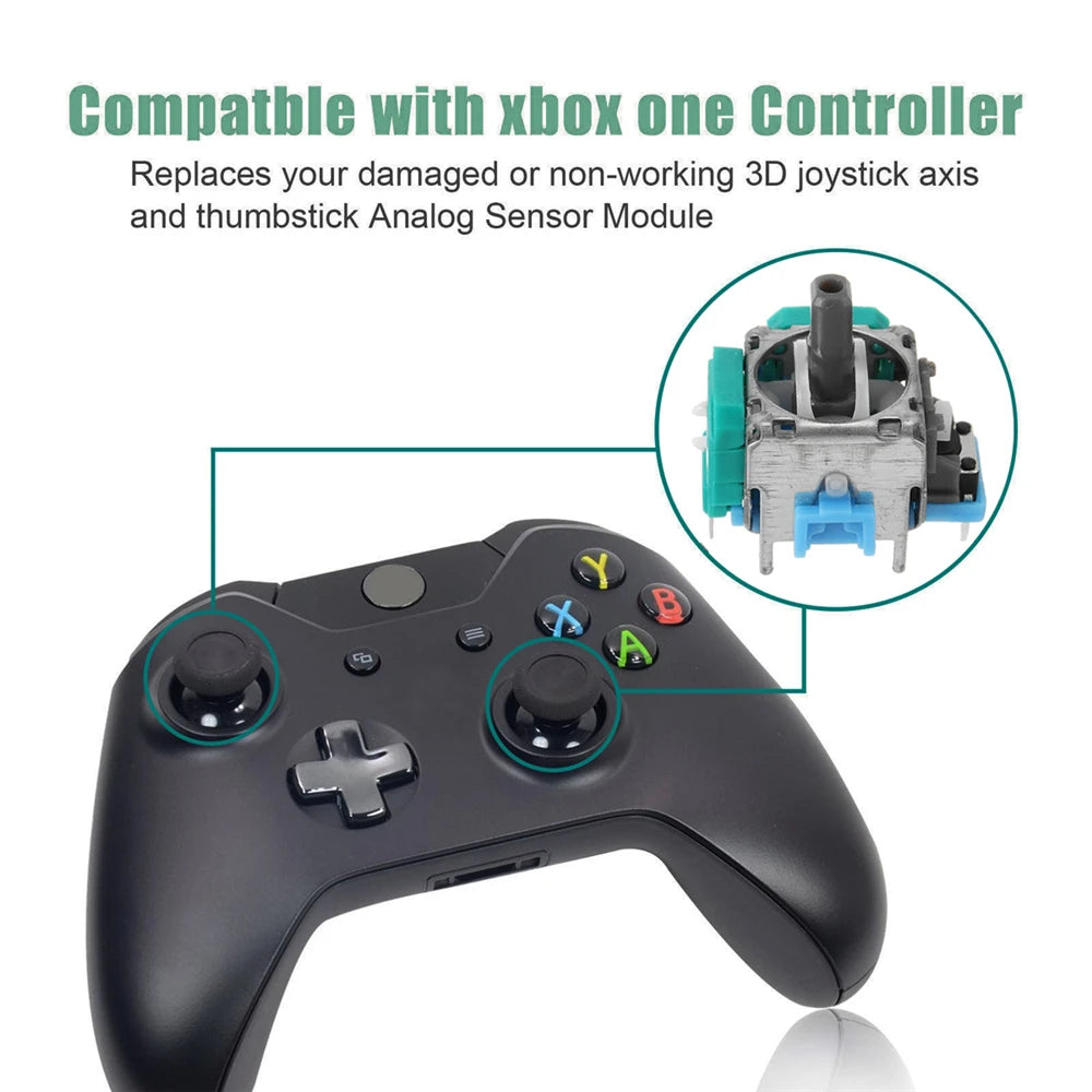 Repair Gamepad Parts Thumb Stick Controller Sensor Module Replacement 3D Analog Joystick For PS4 Dualshock 4 Xbox One