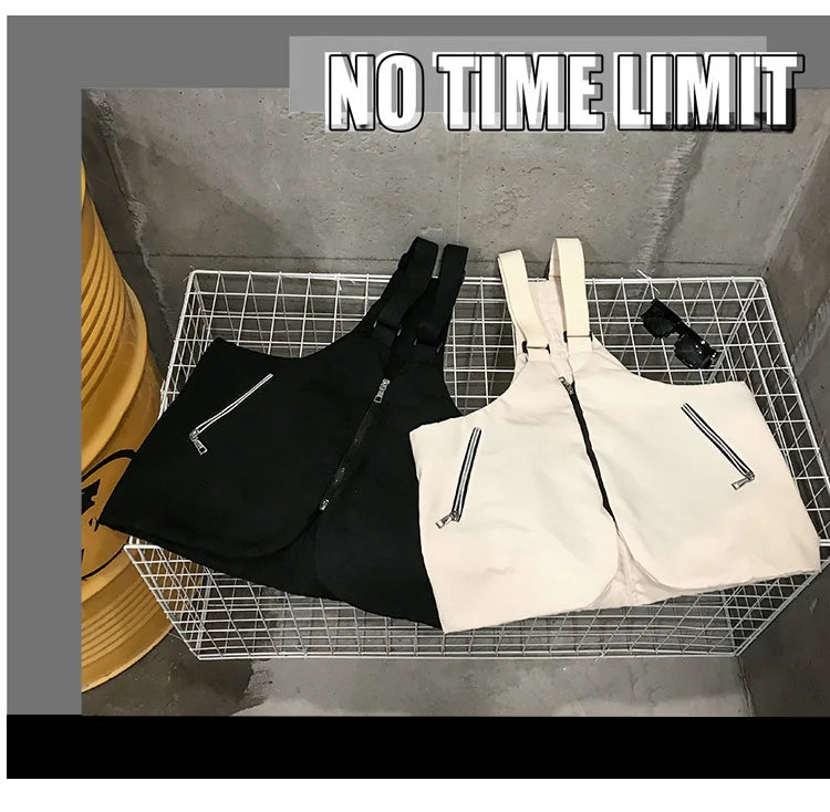 Multifunctional Cargo Vest Chest Bag Men Women Street Hip Hop Backpack Multi-purpose Wearable Crossbody Bags