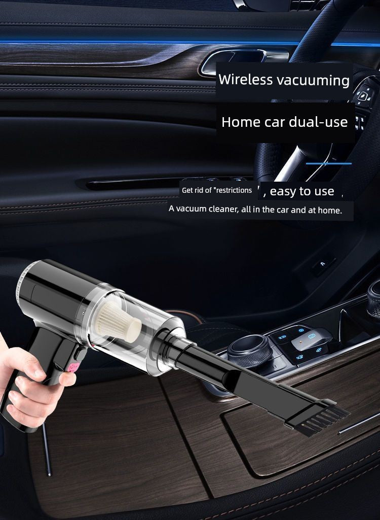 Wireless Car Cleaner Small Home Car Blowing and Suction Dual-Use Powerful Indoor Sofa Car Handheld Vacuum Cleaner