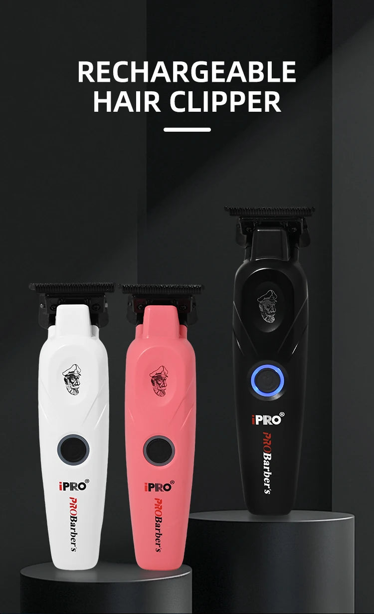 iPRO S1082 Professional Electric Hair Clipper 7700RPM High Speed 1600mAh Long Battery Life Magnetic Comb Attachment Set