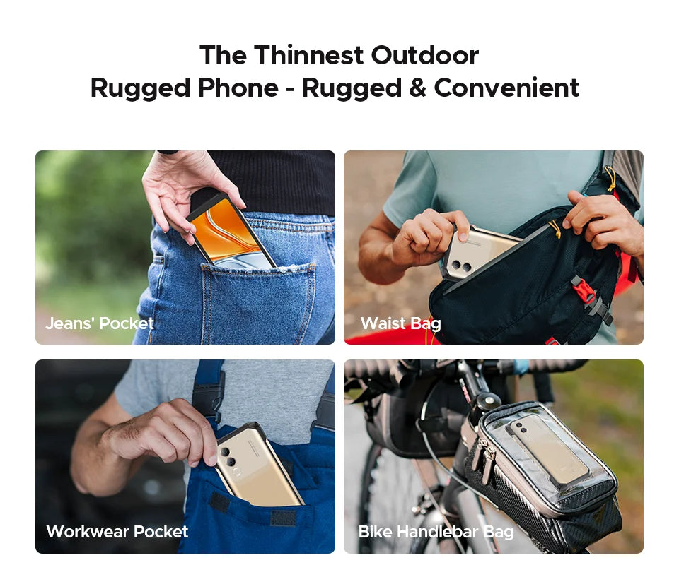World Premiere DOOGEE Blade20 Turbo 5G Rugged Phone Android 15 Gemini Al 6.6'' HD+ 8GB 256GB AI Dual Camera 10300mAh Battery