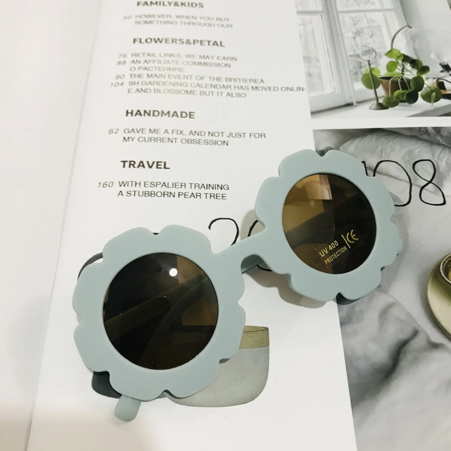 2023 new cute children's frosted glasses color series baby sunglasses