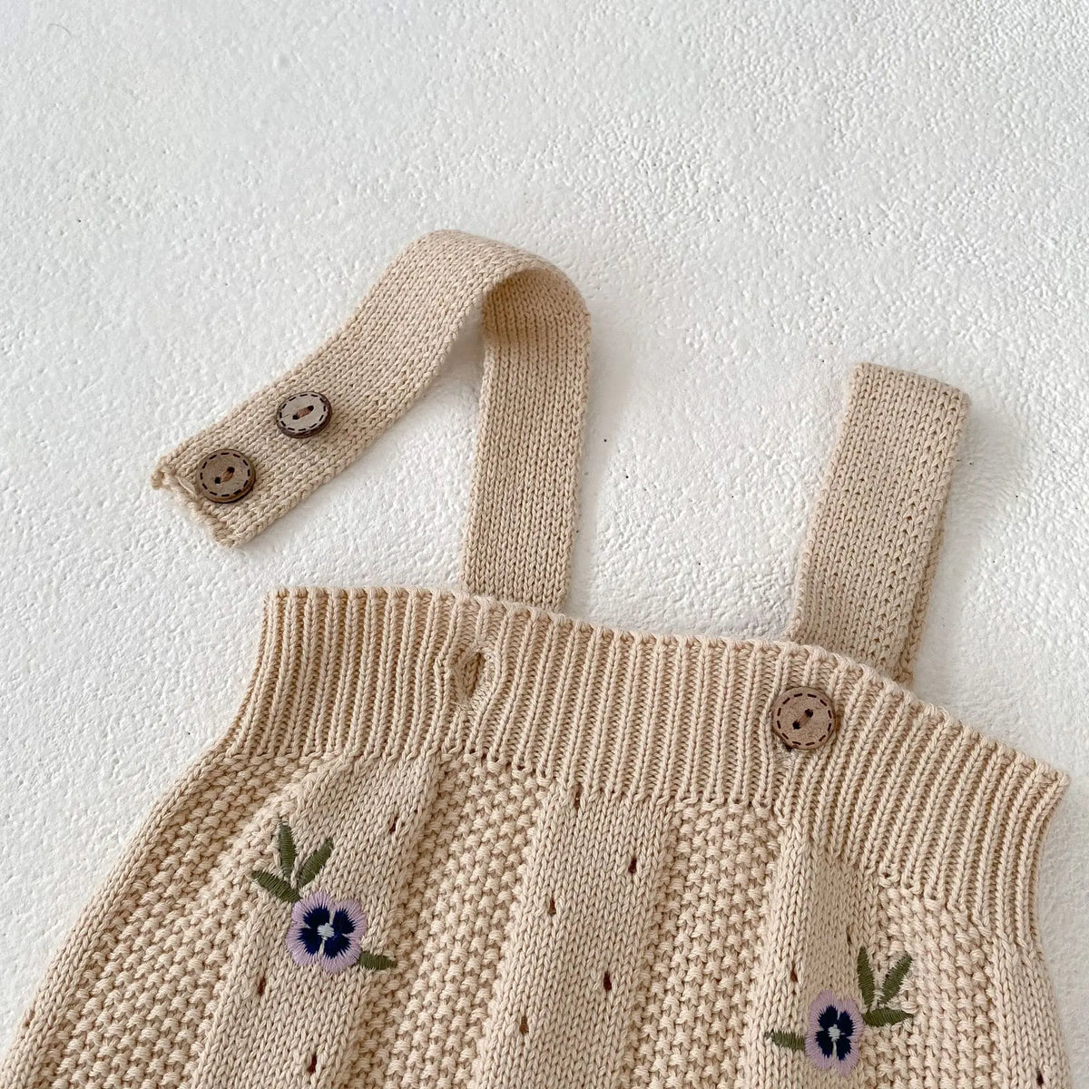 Autumn Sweater for Baby Girls, Embroidered Hollow Knitted Jacket + Optional 2-Piece Set of Khai