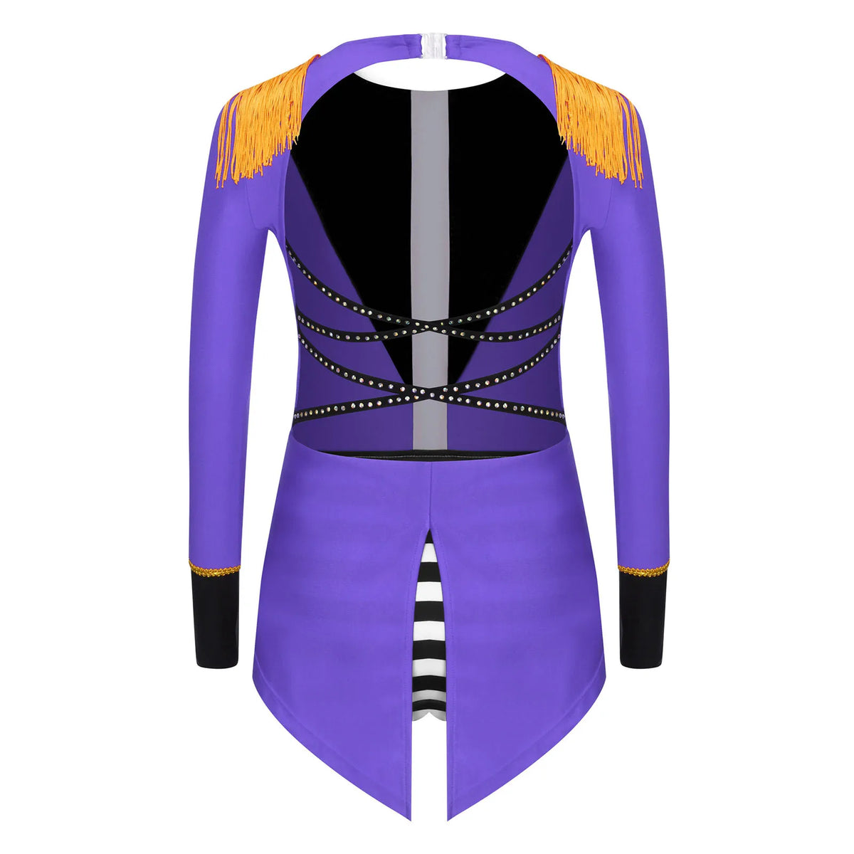 Halloween Costume Romper Circus Ringmaster Cosplay Carnival Party Shiny Sequins Leotard Dress Drum Majorette Magician Dress Up
