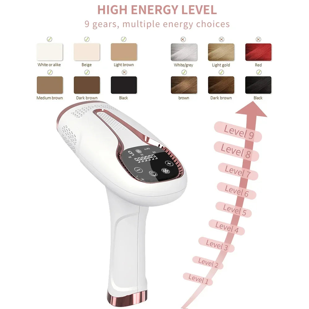 999999 Flashes IPL Laser Epilator for Women Home Use Devices Hair Removal Painless Electric Epilator Bikini Dropshipping