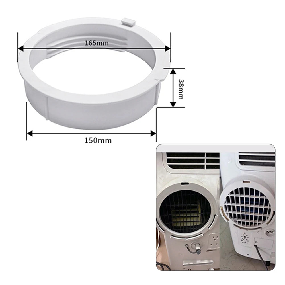 Exhaust Hose Connector Pipe Interface For Portable Air Conditioner Units Designed For 15 Cm Diameter Exhaust Outlets