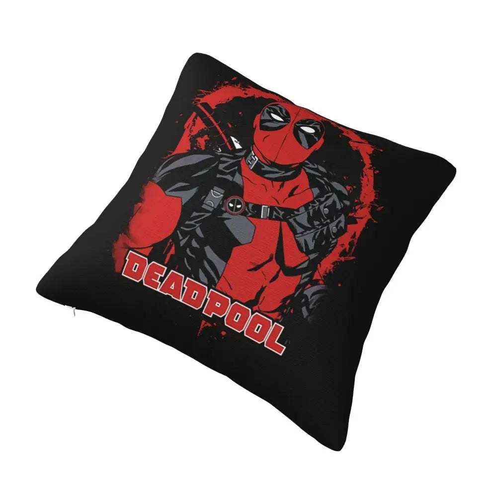 Custom Deadpool Wolverine Cartoon Manga Cushion Cover Soft Cute Pillows