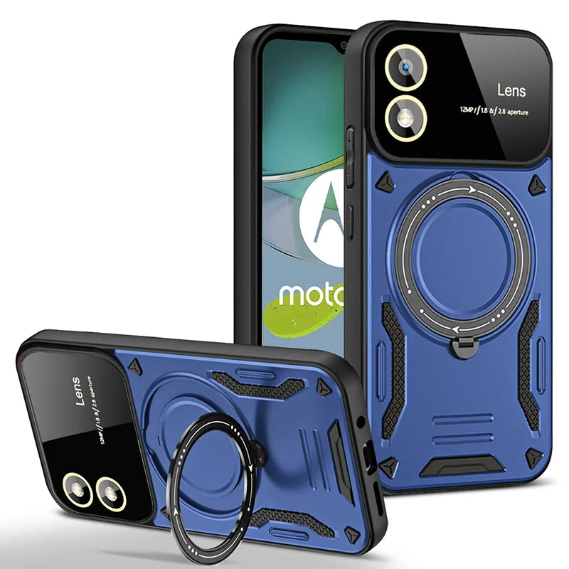 Camera Protect Shockproof  Armor Phone Case For Xiaomi 11T 12T Pro 13 13T Pro For Xiaomi 14 Pro Magnet Holder Ring Back Cover