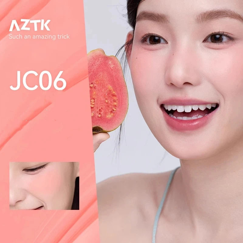 AZTK Blusher Color Face Makeup Rendering Liquid Blush Moisturizer Long Lasting Eye Shadow Beauty Expands Cheek Tint Cosmetics