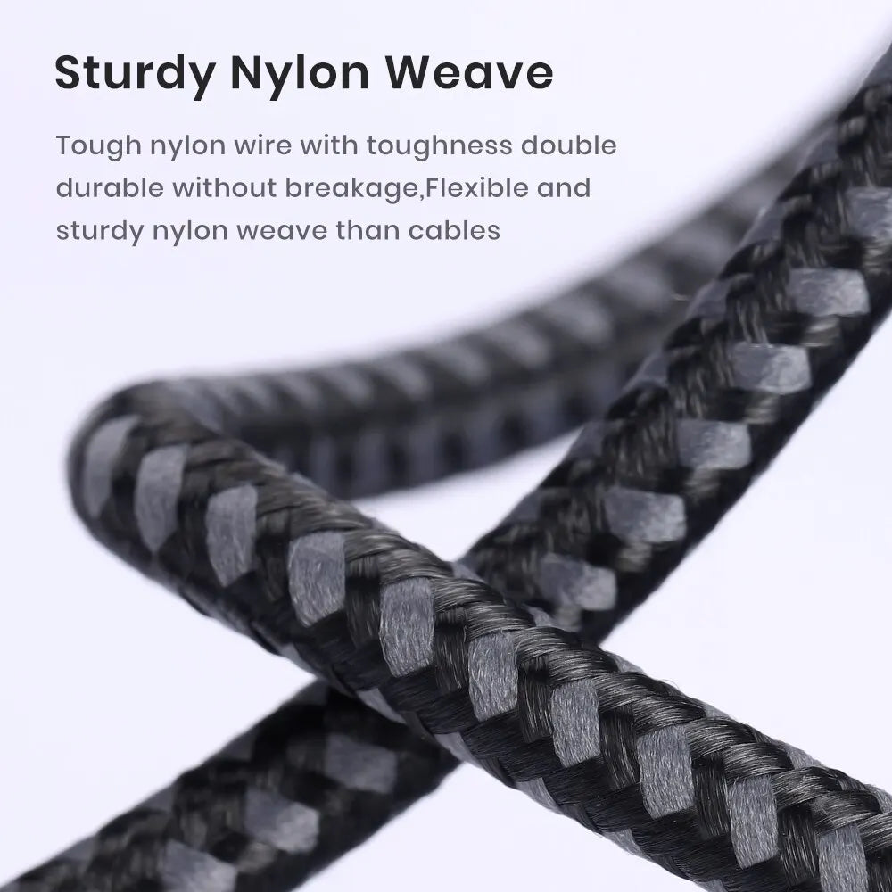 TOPK Micro USB Cable USB Type C Cable 3A for Samsung Xiaomi Fast Charging USB C With Digital Display Mobile Phone Cable