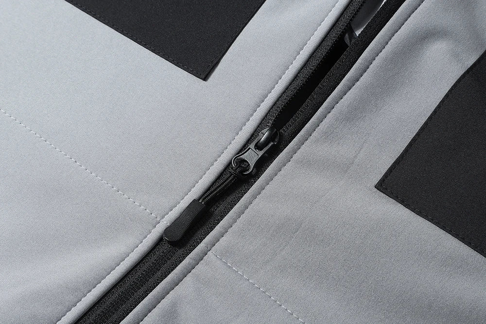 Men's hooded tactical jacket for autumn and winter outdoor windproof waterproof warm hiking camping and fishing durable jacket