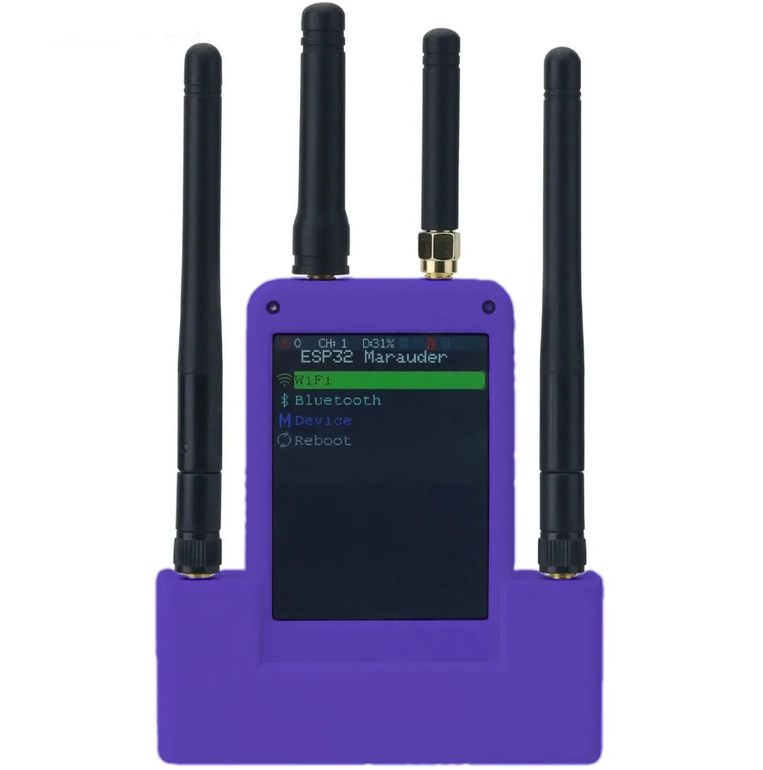 For Flipper Zero External Module 4 in 1 433MHz ESP32S2 GPS with 2.8-inch Screen for Signal/Data Analysis