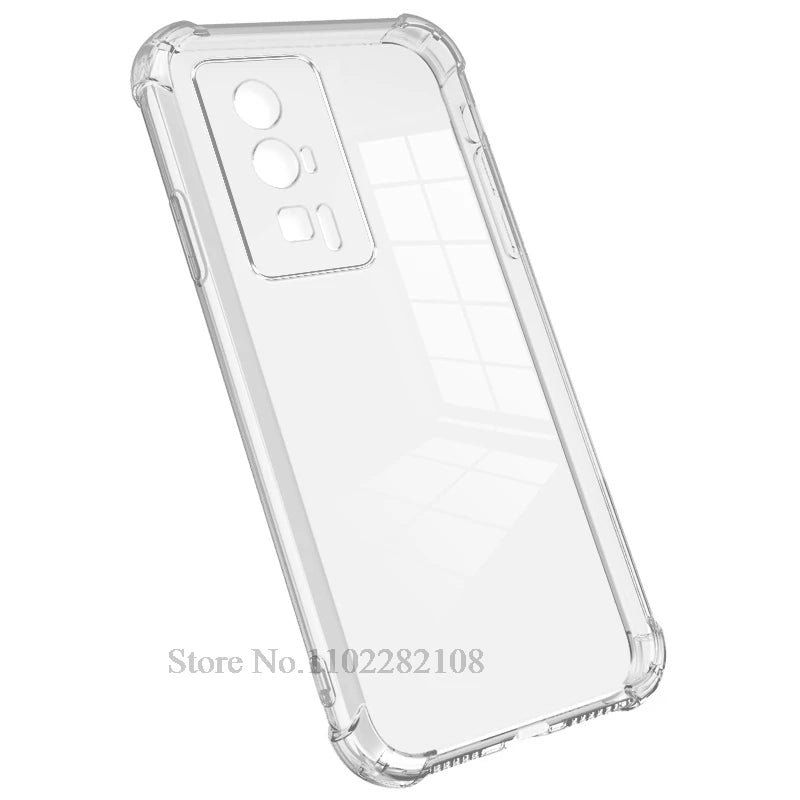Shockproof Clear Cover For Xiaomi Poco C85 C75 C65 C71 C40 POCO F7 Ultra F6 F5 F2 Pro F4 F3 GT Transparent Silicone Case Fundas