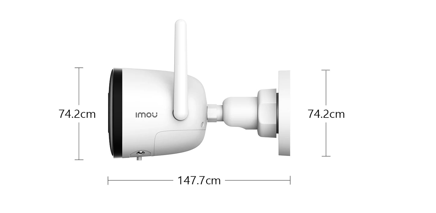 IMOU Outdoor Bullet 2C 4MP Wifi Camera Weatherproof AI Human Detection Outdoor Surveillance ip Camera