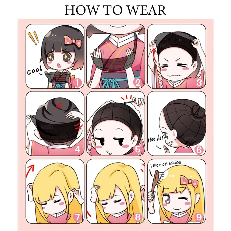 Snoya 100cm synthetic long straight cosplay wig with bangs Heat Resistant hair Anime pink blonde red purple women wig