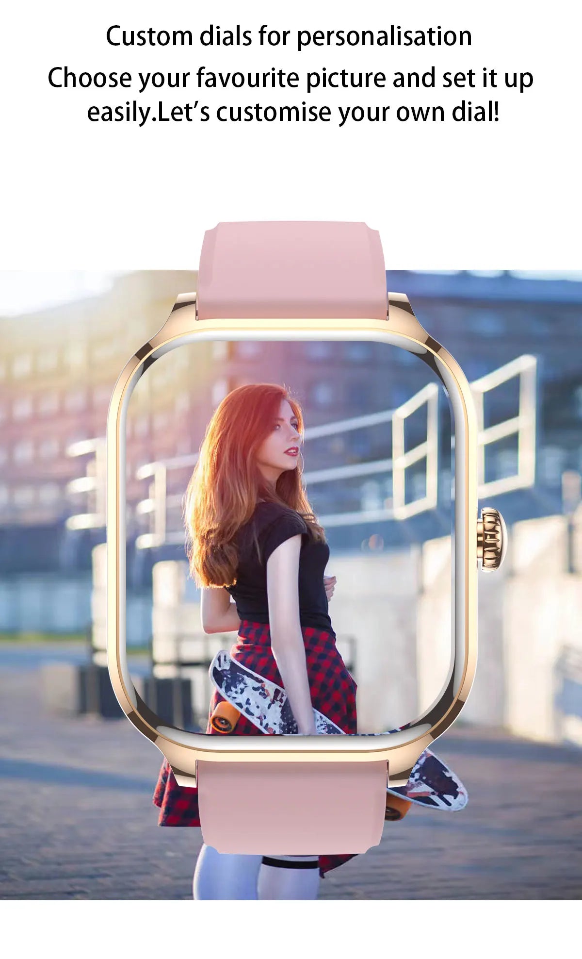 NEW 2.01'' Smartwatch Fitness Tracker Clock Sports Smartband Blood Pressure Monitor Smart Watches for Men Women IOS Android 2026