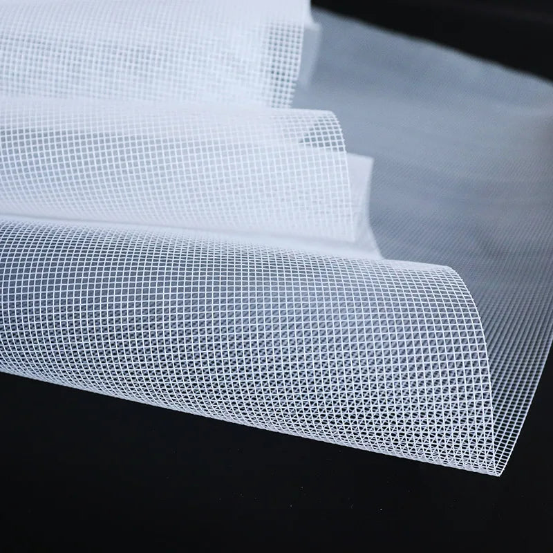 Window Mosquito Net Screen Mesh with Zipper Customized size white  Invisible Fiberglass Mesh Summer Prevent Mosquitoes Flies