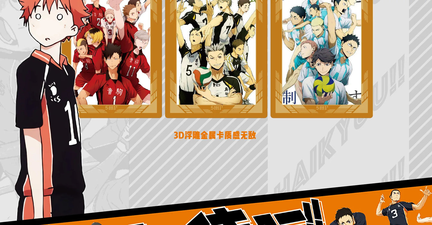 Haikyuu CardsThe Junkyard Showdown Is Coming Hotly with A Passionate Opening Classic Collectible Card Toys and Gifts