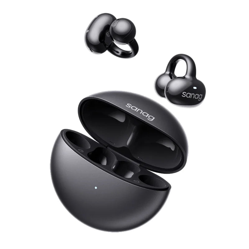 Sanag S6S AI Earphone Open Ear Earphone FreeClip 3D Stereo Sound Bluetooth 5.3 OWS Sport Headphones IPX4 Waterproof