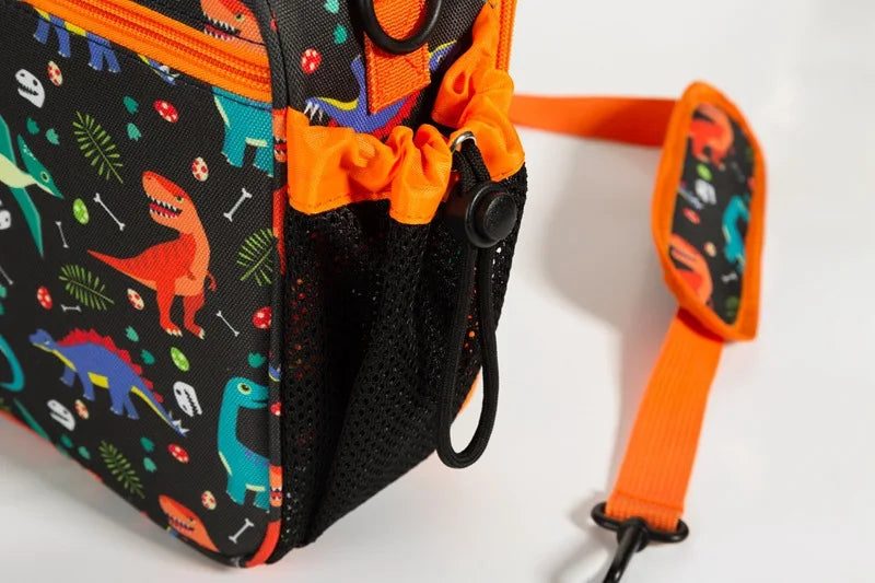 2025 New Cute Cartoon Kids Bento Lunch Bag Unicorn Print Reusable Lunch Box Double Insulated Waterproof for Children 3Years+