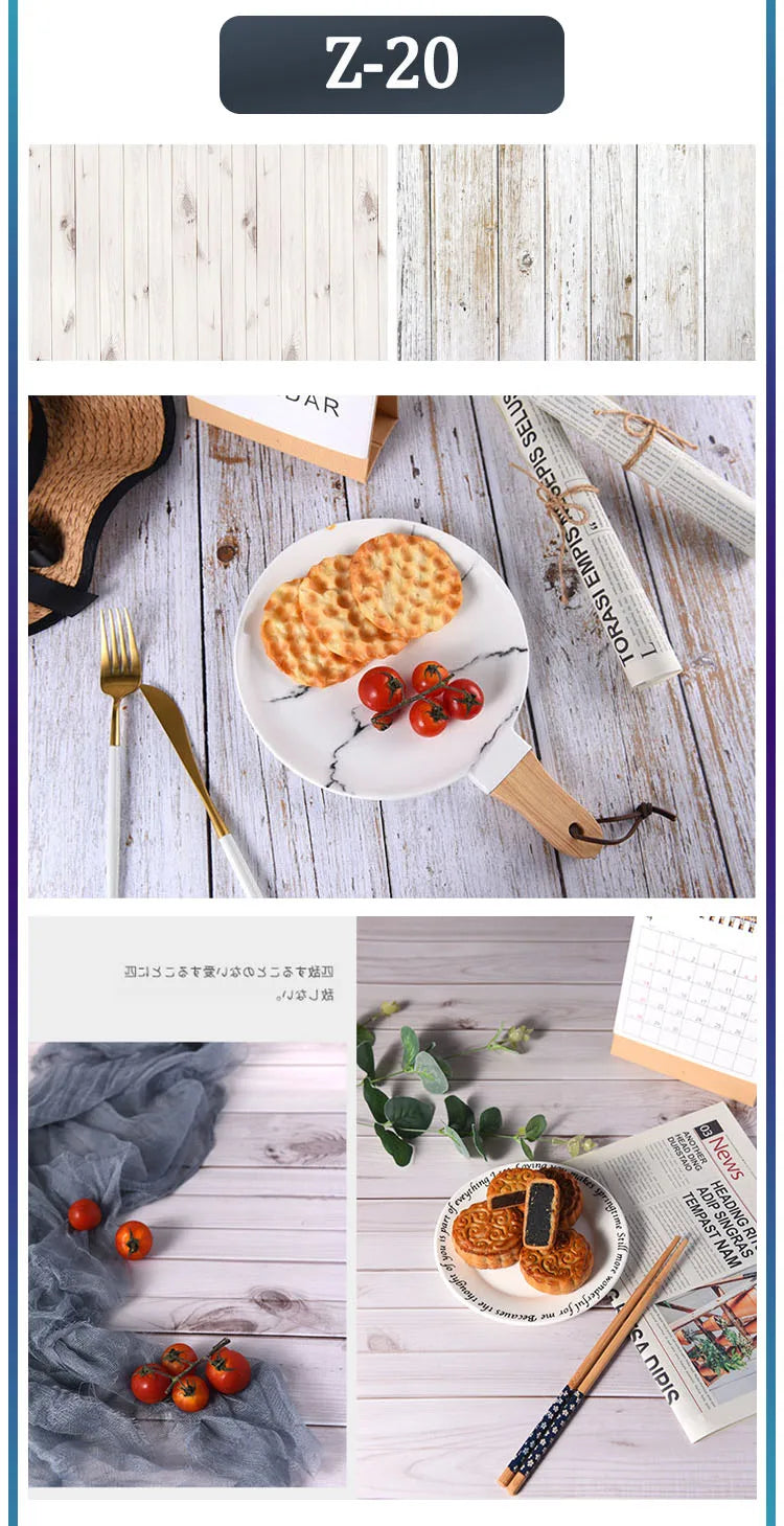 Photo Background for Food Cosmetics Photophones for Photos Art Paper 53X84cm 2Sides Photography Background Backdrops Christmas