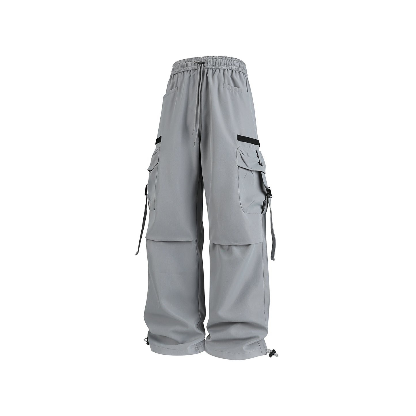 Men's sportswear pants are simple, versatile, retro and fashionable with large pleated pockets for outdoor work
