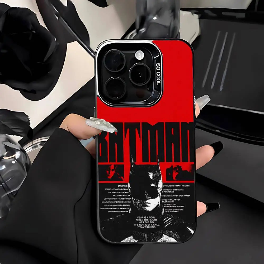 Cool Movie-B-batmanS Classic Phone Case For IPhone 17 16 15 11 12 13 14 Pro Max 16 Plus 12 Mini 7 8 XR XS 15Pro MAX Cove