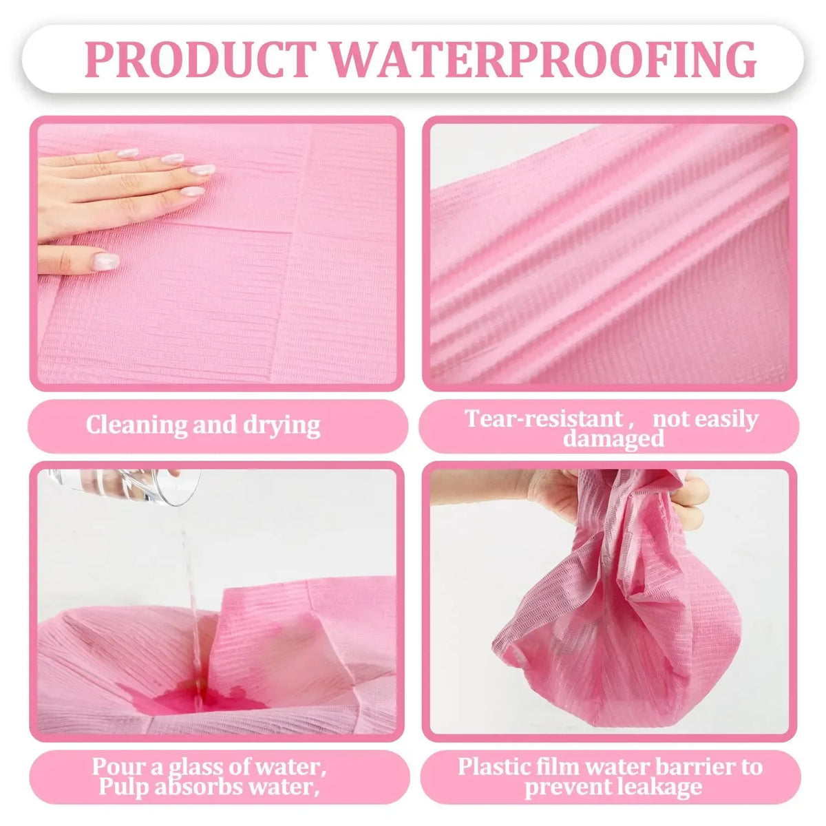 100/50/30/15/5PCS Disposable Nail Mats Fordable Nail Paper Towels for Table Acrylic Nail Practice Sheet Nail Art Table Mats