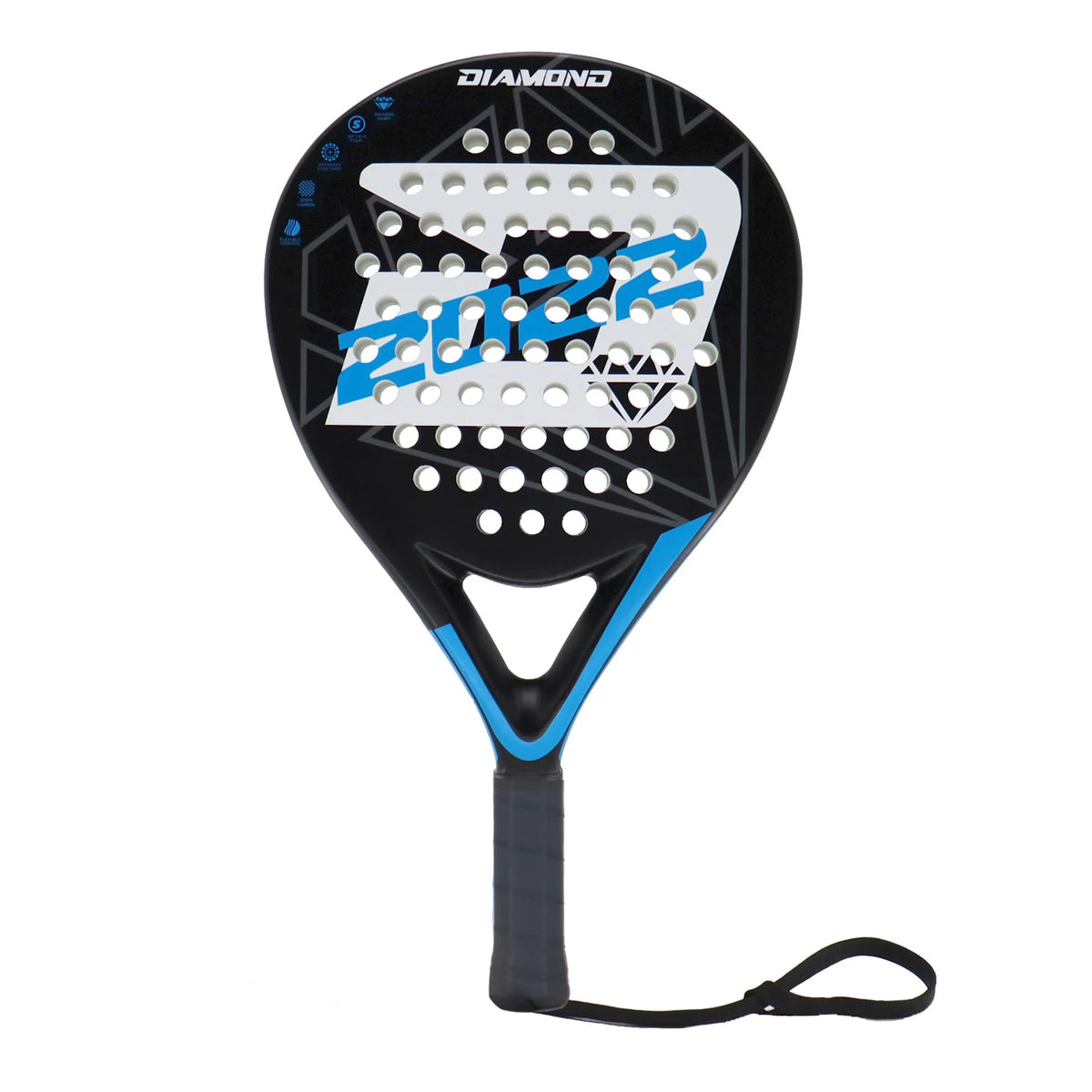 INSUM Padel Racket 2022 Carbon Fiber Soft EVA Surface High Balance Diamond Shape Sports Racket for Advanced Players Paddle