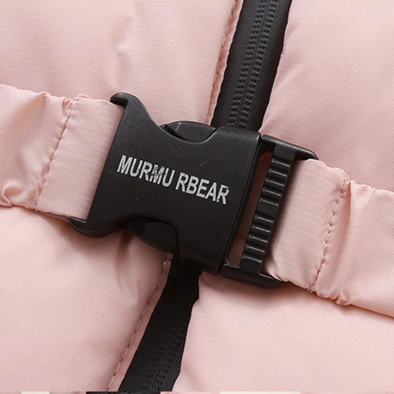 Winter Newborn Baby Jumpsuit Thicken Baby Clothes Plus Velvet Warm Baby Rompers With Gloves Hooded Infant Snowsuit Clothing