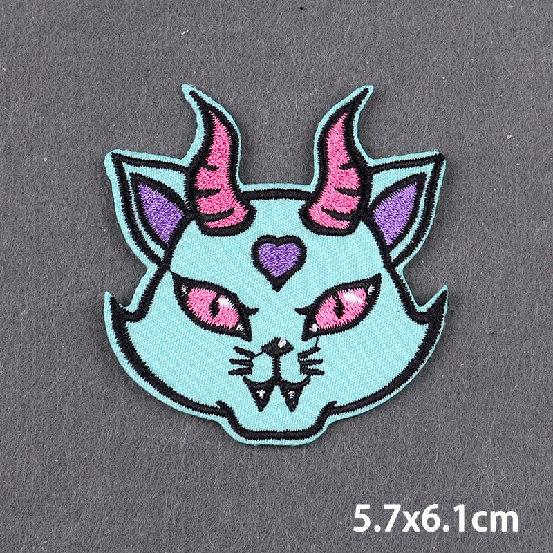 Mandala Iron On Patches For Clothes DIY Embroidery Applique Fusible Patch Ironing Stickers Letters Patch For Jacket Badge