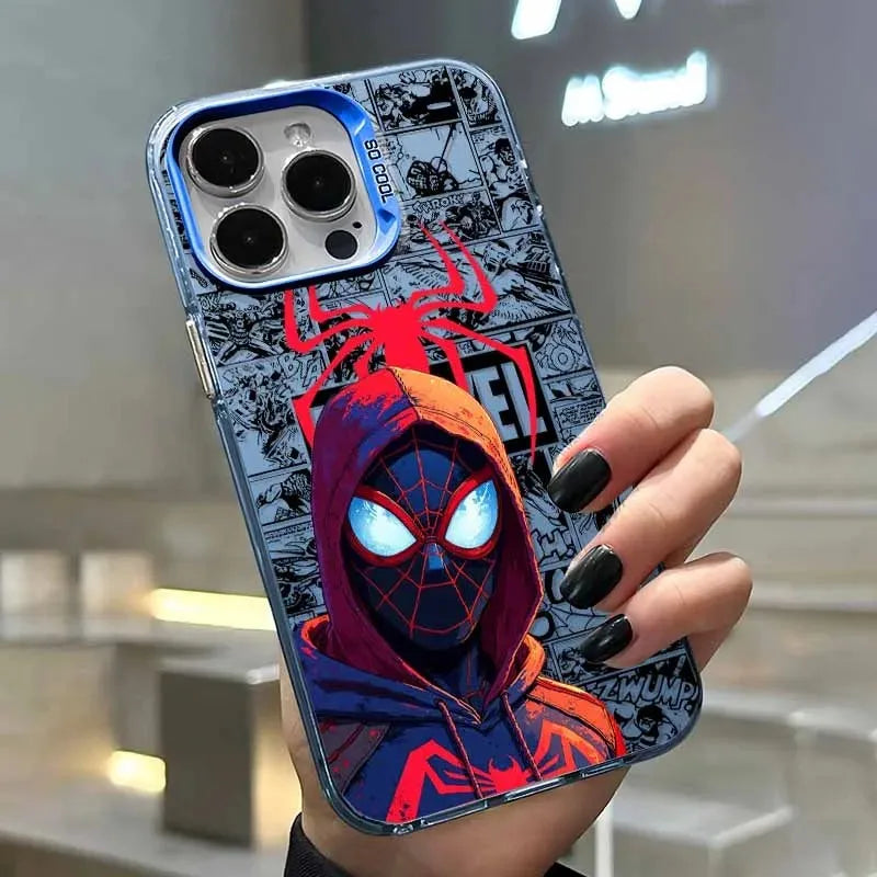 Cute S-Spiders Mens Phone Case For iPhone 17 17e 16e 16 15 14 13 12 11 mini ProMax X XR XSMAX 8 7 Air Plus Anti Fall Matte Cover