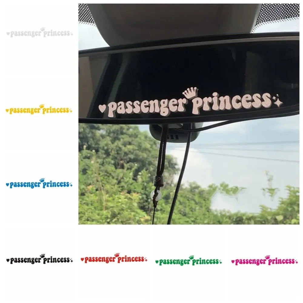 Passenger Princess Passenger Princess Car Stickers Self Adhesive Reflective Passenger Princess Sticker Personality Funny